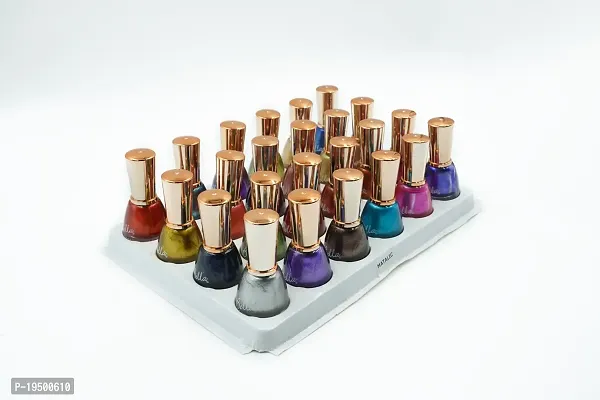 Trendy And Fashionable Glossy Shine Summer to Spring Collection Nail Polish 5 ML Combo of 36 Pc-thumb2