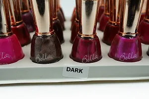 Bella PIRAMID-DARK Trendy And Fashionable Glossy Shine Summer to Spring Collection Nail Polish 5 ML Each Fantastic Color Set Combo of 36 Pc in Wholesale Price.-thumb3