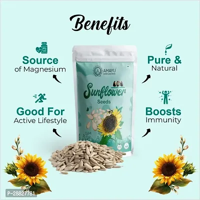 Organic Sunflower Seeds For Weight Loss 600gm Pack Of 3-thumb5