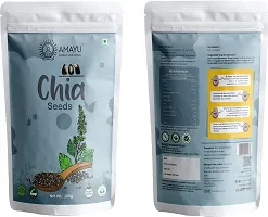 Organic Chia, Sunflower, Flax Seeds For Weight Loss 600gm Pack Of 3-thumb1