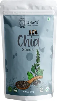 Organic Chia Seeds For Weight Loss - 600gm Pack Of 3-thumb1