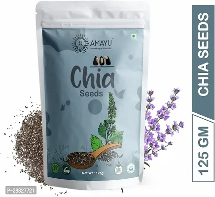 Organic Chia Seeds For Weight Loss - 125gm-thumb0