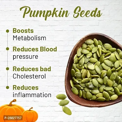 Organic Pumpkin Seeds For Weight Loss - 400gm Pack Of 2-thumb4