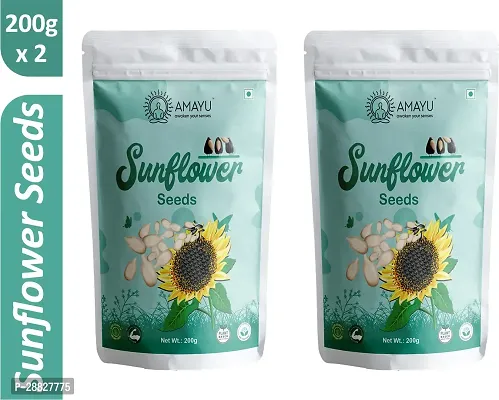 Organic Sunflower Seeds For Weight Loss - 400gm Pack Of 2