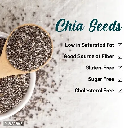 Organic Chia, Pumpkin, Sunflower Seeds For Weight Loss 600gm Pack Of 3-thumb5