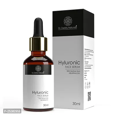 Dr. Daddy Natural's Skin Care Booster Hyaluronic Acid Face Serum - Reduce Age Spots  Hyperpigmentation  Fine Lines - Anti-Ageing  Hydrating Face Serum For All Skin Types - For Women  Men- Fragrance Free - 30 ml-thumb0