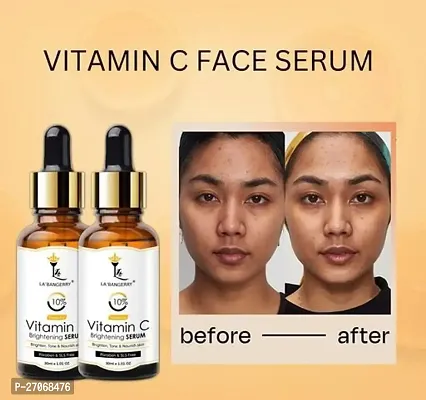 LA BANGERRY Vitamin C Serum For Face Whitening   Skin Ko Healthy Rakhane Ki Best Serum   Chehre Ki Rangat Badhane Ke Liye Serum   Lightweight and quick absorbing   Face Moisturizer   Spot Removal   Pigmentation Removal     30ml   Pack of 2-thumb0