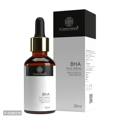 Dr. Daddy Naturals BHA Smooth Face Serum for Luminous Skin  Improved, Smooth Skin Texture | For Acne, Excessive Oil and Blackheads Control | Men  Women | 30 ml