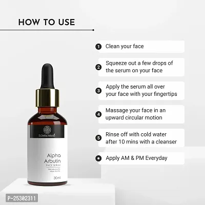 Dr. Daddy Naturals 2% Alpha Arbutin Daily Brightening Serum, Skin Brightening Face Serum For Women, Face Serum For Glowing Skin, Fragrance Free 30ml-thumb5