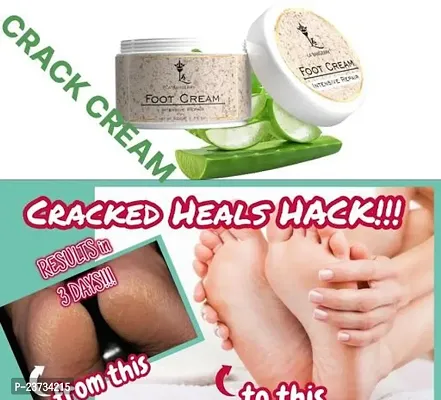 Foot Crack Cream - Crack Blaster Repair - Cracked Skin, Heel, Finger Healing Balm And Crack Blaster Dry Skin - Brightens Ankles - Ayurvedic Remedy For Dry And Rough Feet - Removes Dirt And Dead Skin Calls - Long-Lasting Moisture - 50Gm (Pack Of 1)