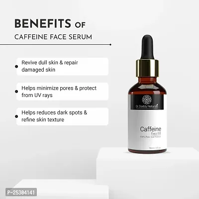 Dr.Daddy Natural's Caffiene Face Serum For Glowing Skin, Reduces Dark Spots, Pigmentation  Protects From Sun Damage For Unisex 30ml-thumb4