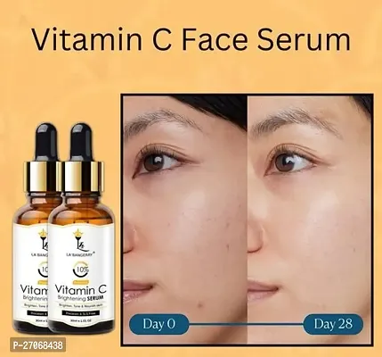 LA BANGERRY Vitamin C Serum For Face Whitening   Skin Ko Healthy Rakhane Ki Best Serum   Chehre Ki Rangat Badhane Ke Liye Serum   Lightweight and quick absorbing   Face Moisturizer   Spot Removal   Pigmentation Removal     30ml   Pack of 2-thumb0