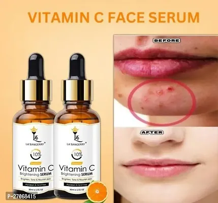 LA BANGERRY Vitamin C Serum For Face Whitening   Skin Ko Healthy Rakhane Ki Best Serum   Chehre Ki Rangat Badhane Ke Liye Serum   Lightweight and quick absorbing   Face Moisturizer   Spot Removal   Pigmentation Removal     30ml   Pack of 2