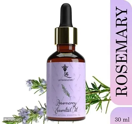 Rosemary Essential Oil 100% Pure For Increasing Healthy Shiny Hair Re-Growth And Reduce Dandruff, Hair Fall- 30Ml Essential Oils-thumb0
