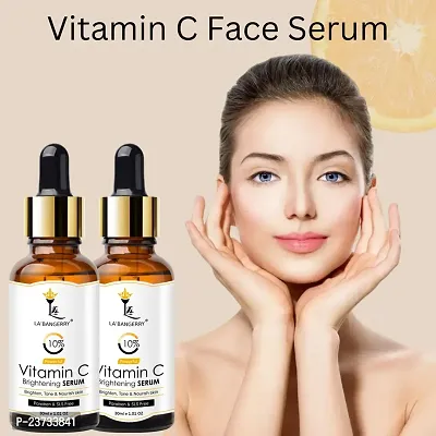 Vitamin C Serum For Face Whitening - Skin Ko Healthy Rakhane Ki Best Serum - Chehre Ki Rangat Badhane Ke Liye Serum - Lightweight And Quick-Absorbing - Face Moisturizer - Spot Removal - Pigmentation Removal - 30Ml (Pack Of 1 )