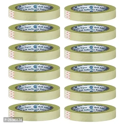 Self Adhesive Transparent Tape 25 Meters In Length - 48Mm Pack Of 12-thumb0