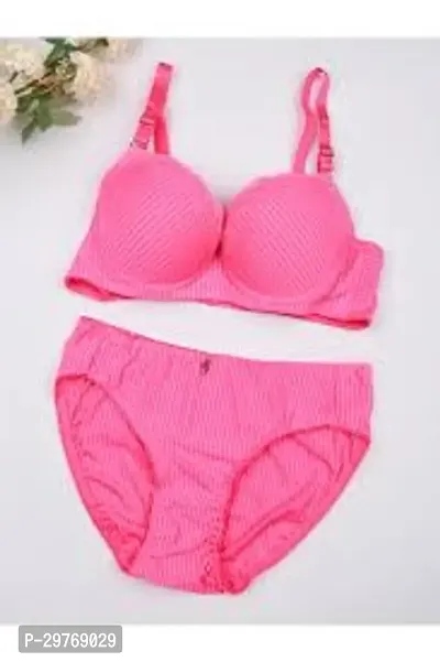 Stylish Cotton Bra And Panty Set