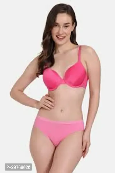 Stylish Cotton Bra And Panty Set-thumb0