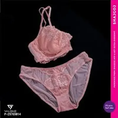 Stylish Cotton Bra And Panty Set-thumb0