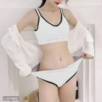 Stylish Cotton Bra And Panty Set