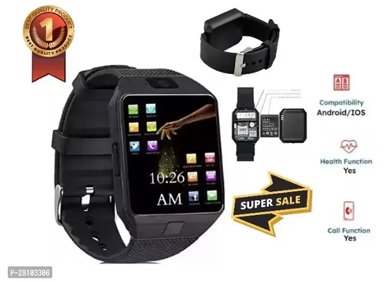 DZO9 SMART WATCH ,Full Touch Screen Bluetooth Smart watch with Temperature, Blood Pressure, Heart Rate  with All 3G/4G/5G Android  iOS Smartph-thumb0