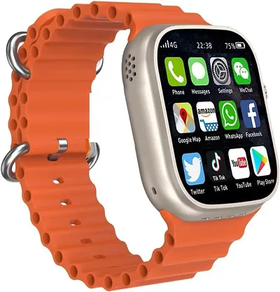 s8 ultraSeries 8 Ultra Smart Watch HD 45mm Display Smart Watch Bluetooth Calling Smart Watch with Wireless Charging, Sports Mode, Health Mode SpO2  Sleep M@17