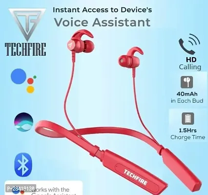 Wireless Neckband with FastCharging,42Hrs playtime,Waterproof,Earphone Bluetooth wireless neckband with mic N280-thumb0