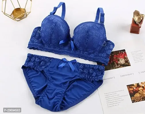 Stylish Cotton Bra And Panty Set For Women