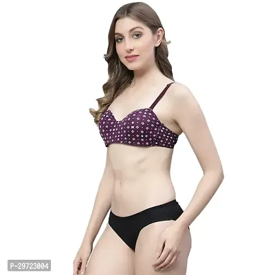 Stylish Cotton Bra And Panty Set For Women-thumb3