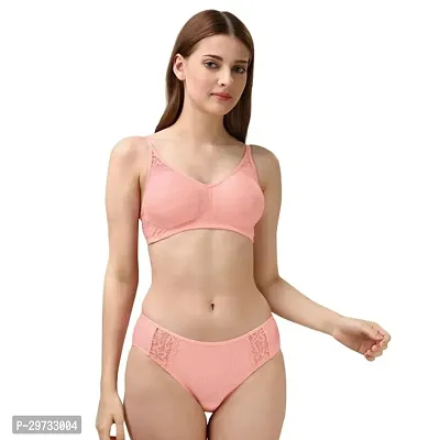 Stylish Cotton Bra And Panty Set For Women