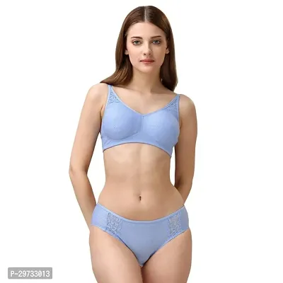 Stylish Cotton Bra And Panty Set For Women