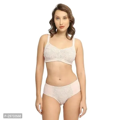 Stylish Cotton Bra And Panty Set For Women