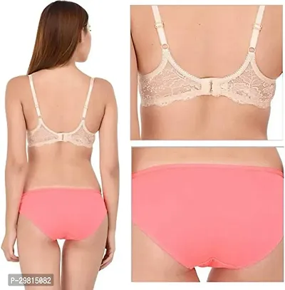 Stylish Cotton Bra And Panty Set-thumb3