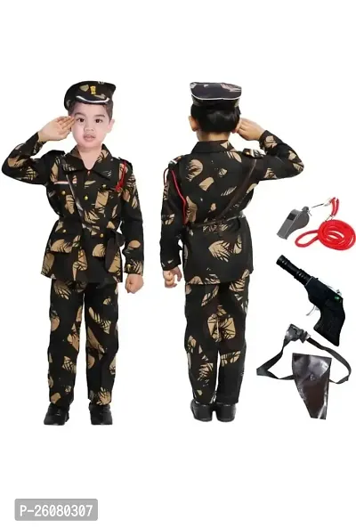 Army My India Dress And Gun For Kids,-thumb0