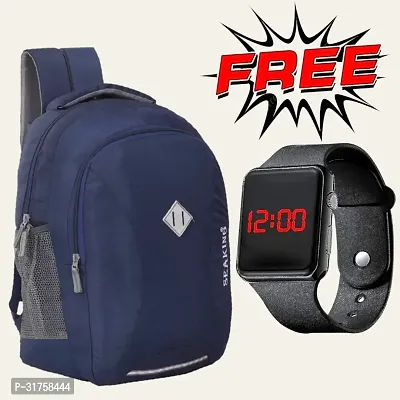 Classic Backpacks For Unisex With Free Watch