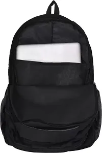 Trendy Black Polyester Backpack For School College Office Travel-thumb3