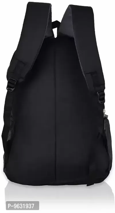 Trendy Black Polyester Backpack For School College Office Travel-thumb2