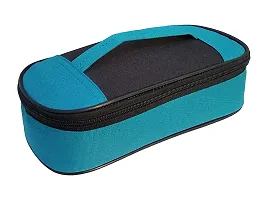 Polyurethane Insulated Sea Green Lunch Bag Without Containers-thumb1