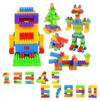 Certified ISI Mark Building Blocks (95 to 102 pcs Block with Wheels ) Pieces Bricks Blocks for Kids and Children-thumb3