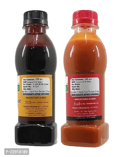 Green Spice  Green Chilli Sauce (200gm),Soya Sauce (200g). (Pack of 2)-thumb3