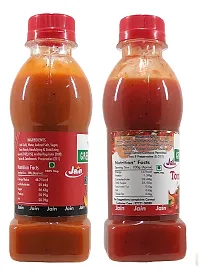 Green Spice  Jain Sauce / Catchup Combo Without Onion/garlic/Potato Tomato Sauce (200gm) and Red Chilli Sauce (200gm) (Pack of 2)-thumb1