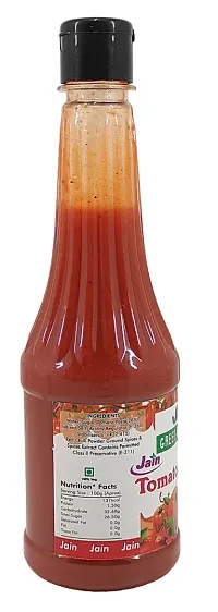 Green Spice  Jain Sauce With No Onion/Garlic Tomato Sauce/Catchup .(500gm)-thumb2