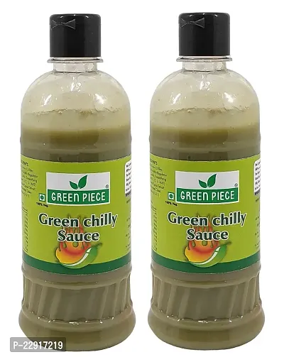 Green Spice  Green Chilli Sauce (500ml) (Pack of 2)