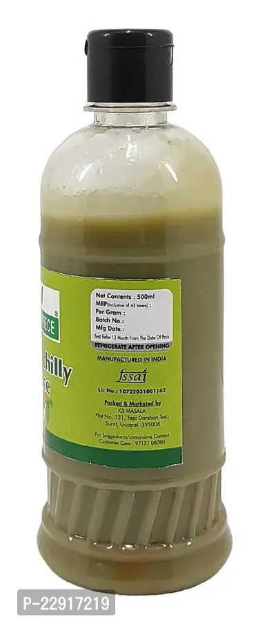 Green Spice  Green Chilli Sauce (500ml) (Pack of 2)-thumb2