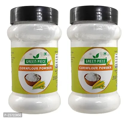 Green Spice  Cornflour Powder/Corn Strach/Ararot Powder/Makkai Powder (100gm) (Pack of 2)