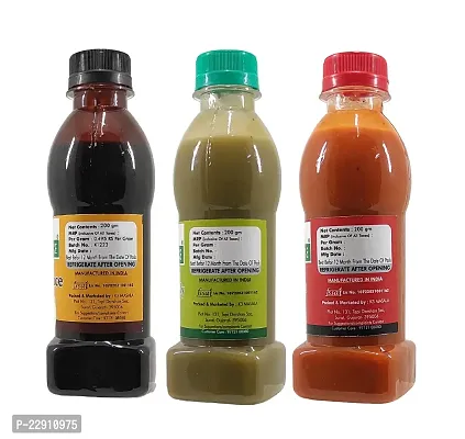 Green Spice  Soya Sauce (200gm),Green Chilli Sauce (200gm),Red Chilli Sauce (200gm)(Pack of 3)-thumb4