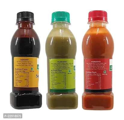 Green Spice  Soya Sauce (200gm),Green Chilli Sauce (200gm),Red Chilli Sauce (200gm)(Pack of 3)-thumb5