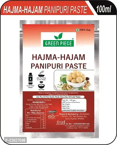 Green Spice  Ready To Eat Hajma Hajam Pani Puri Paste.100gm