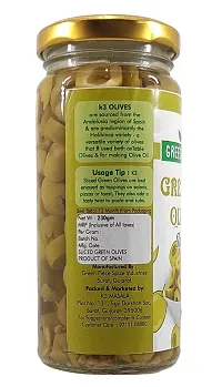 Green olives Sliced (230gm)(Pack of 1)-thumb3