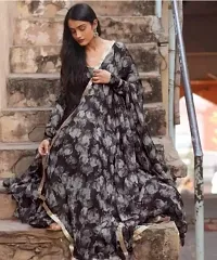 BLACK ROSE WITH DUPATTA-thumb1